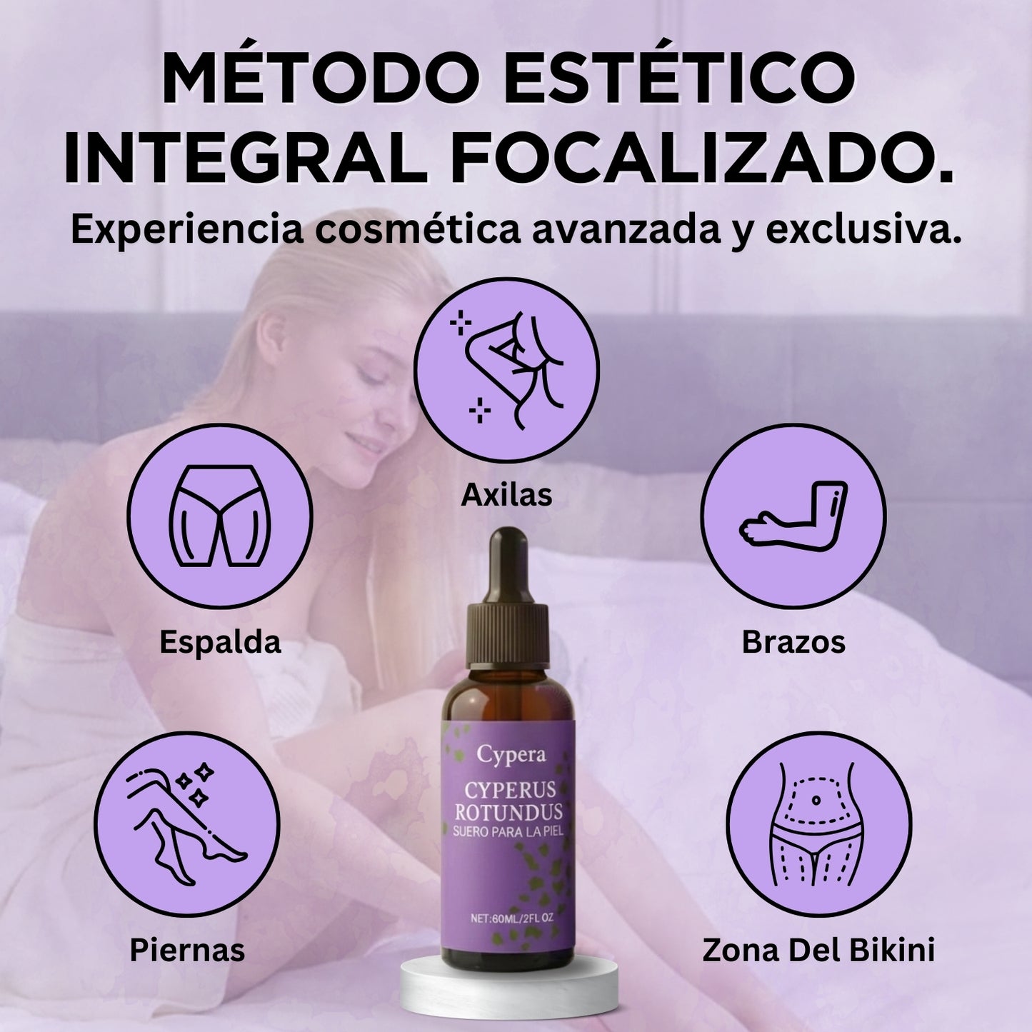 Cypera™ Aceite Natural Inhibidor del Vello Facial